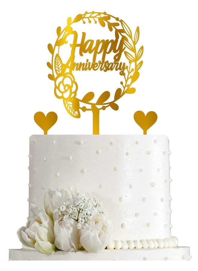 SVM CRAFT زينة كعكة عيد زواج سعيد من SVM CRAFT®، زينة كعكة زفاف من الأكريليك، زينة كعكة زفاف - Image 2